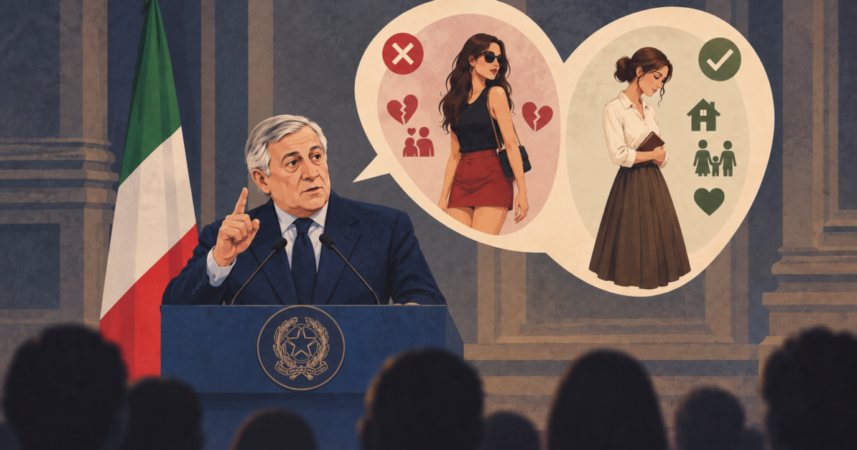 «Μια γυναίκα που αξίζει να παντρευτείς φορά μακριά φούστα»: Το είπε ο αντιπρόεδρος της ιταλικής κυβέρνησης. Το 2026, όχι το 1960